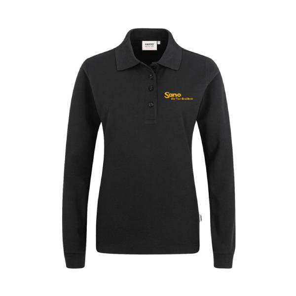 Damen Longsleeve-Poloshirt Mikralinar