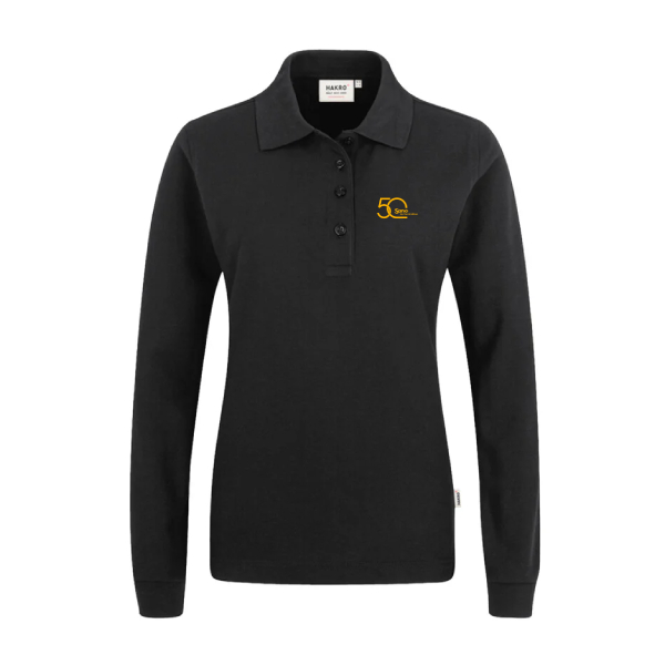 Damen Longsleeve-Poloshirt Mikralinar