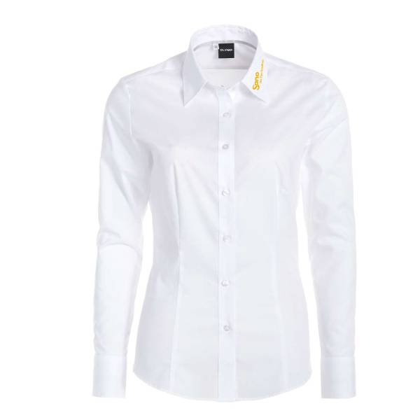 Bluse langarm body fit